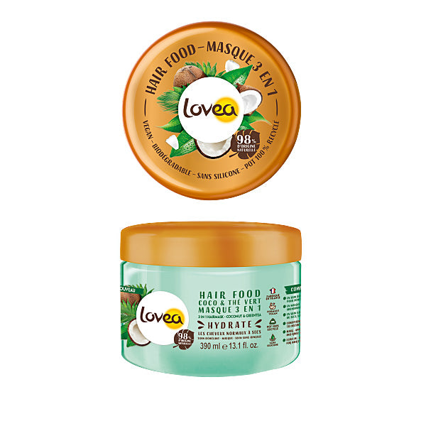 3-in-1 hair mask - Coconut & Green Tea