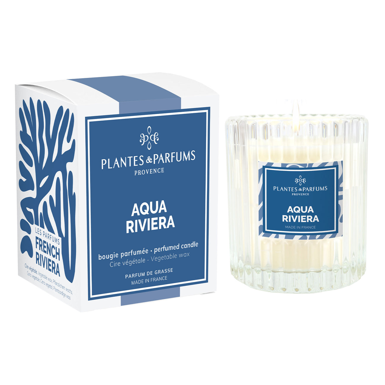 Scented Candle 180g Aqua Riviera with case