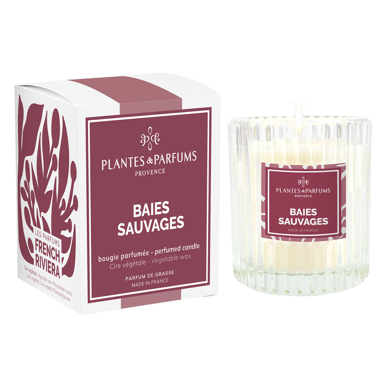 Scented Candle 180g Wild Berries with case