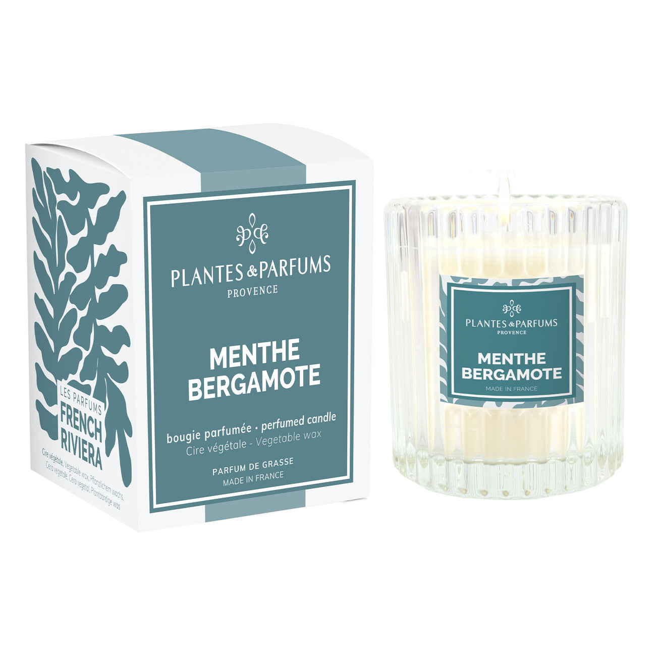 Scented Candle 180g Mint Bergamot with case