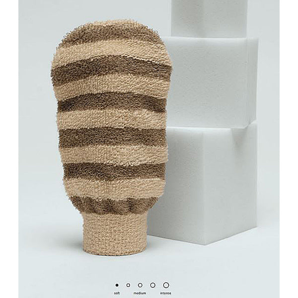 BODY Peeling Mitt - Soft for sensitive skin, Natural