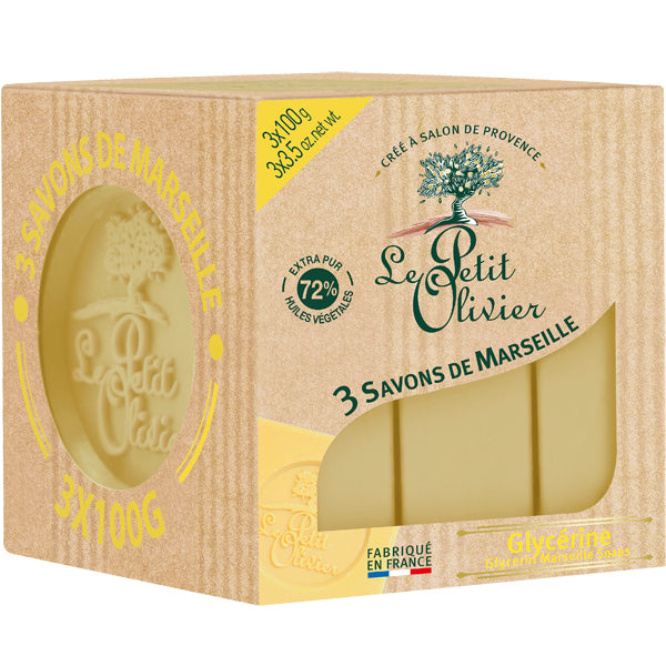 3 Yellow Glycerin Marseille Soaps