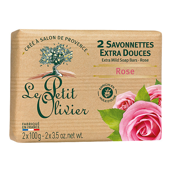 Extra Mild Rose soap 2 x 100g