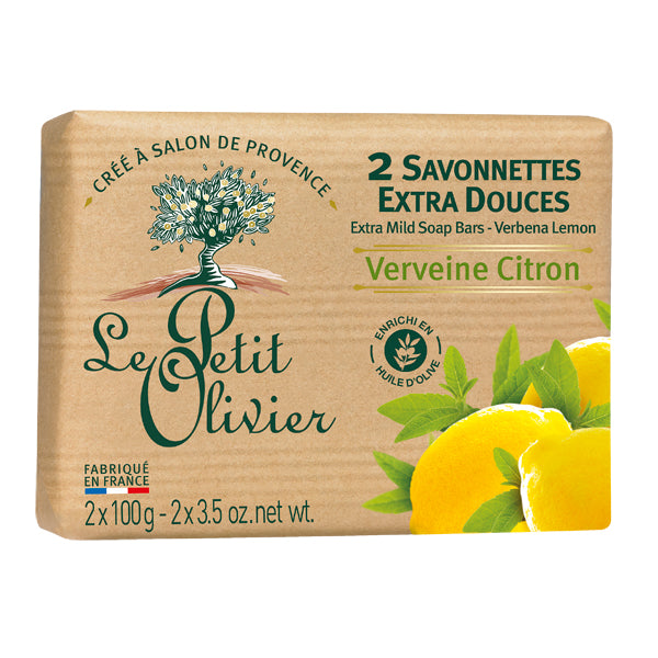 Mild Verbena and Lemon soap 2 x 100g