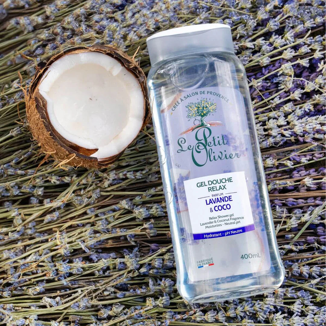 Relaxing Shower Gel - Lavender & Coconut Fragrance