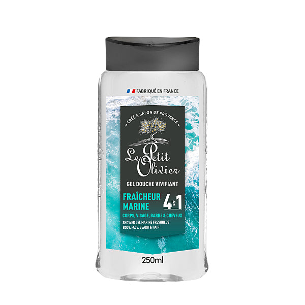 Invigorating Shower Gel for Men 4-in-1 - Marine